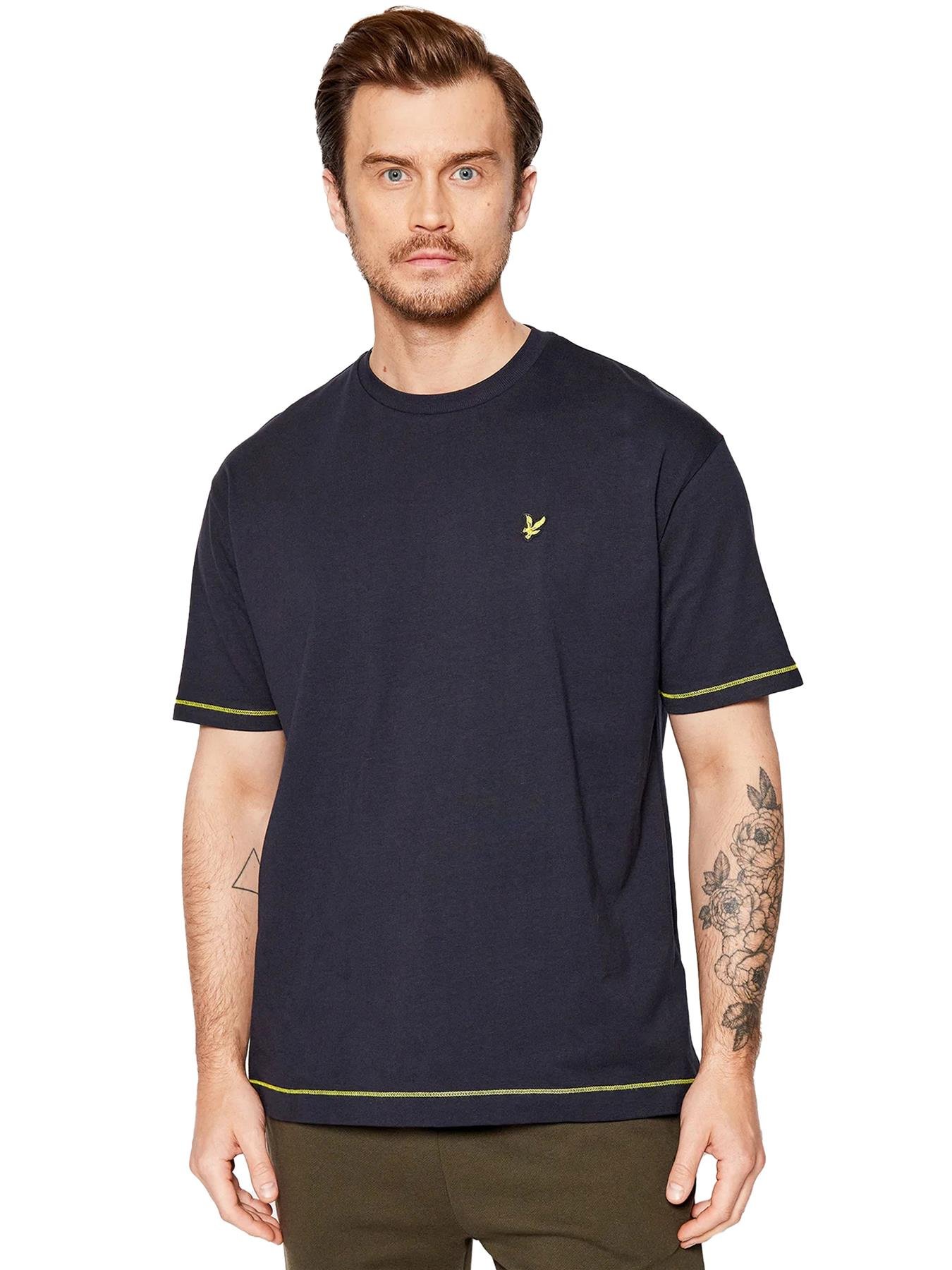 Camiseta Lyle - Scott Azul Marino Hombre