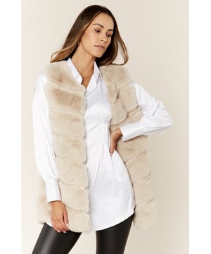 Chalecos de viaje para mujer, chaleco de piel sintética, sin mangas,  mullido, con capucha, chaleco calentador para exteriores