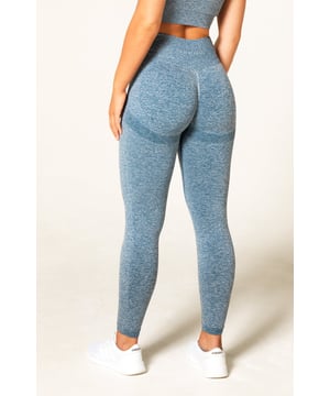 Leggings elásticos sin costuras Define - Gris jaspeado