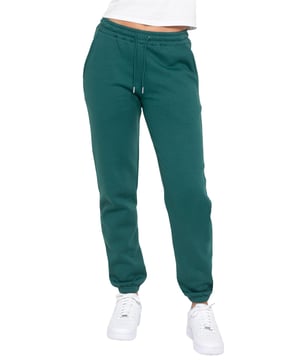 Pantalon Deportivo Con Puño Verde H&G Mujer