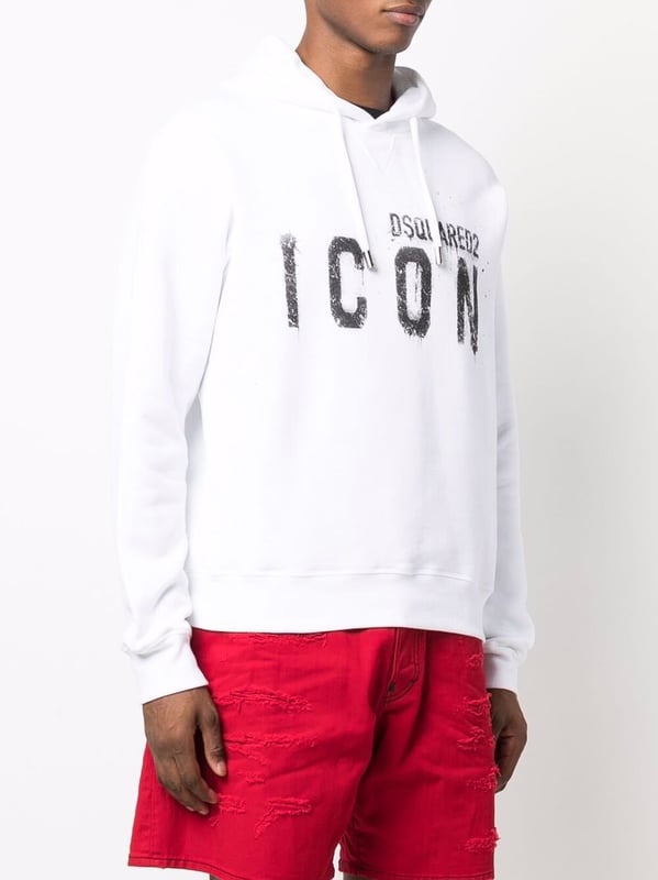 Sudadera de Lujo para Hombre - Dsquared2 ICON Sudadera Roja con